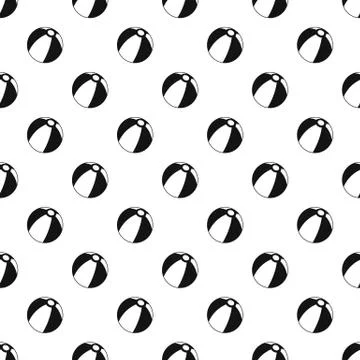 Beach ball pattern Stock Illustration