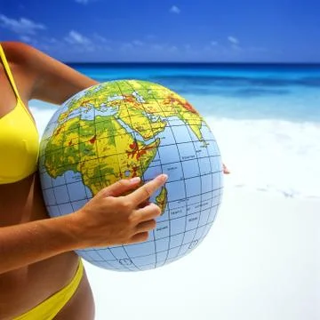 Beach ball Foto stock
