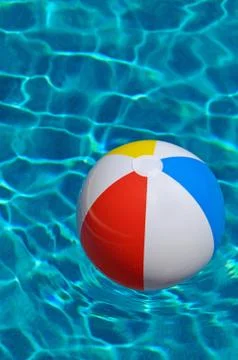 Beach Ball in Pool Stock Photos