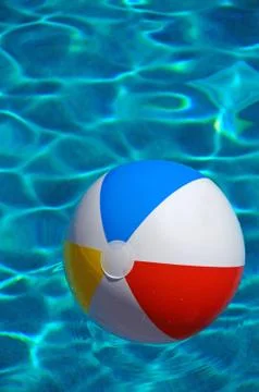 Beach ball in Pool Stock Photos