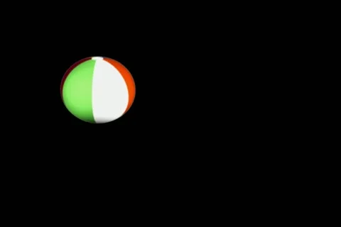 Beach Ball Transition Stock Footage 10870541