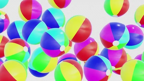 Beach Ball Transition Stock Footage 301181208