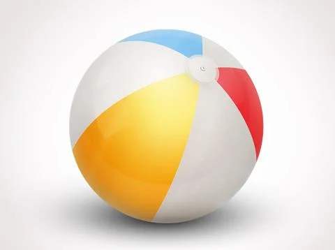 Beach ball vector illustration Stock Illustration