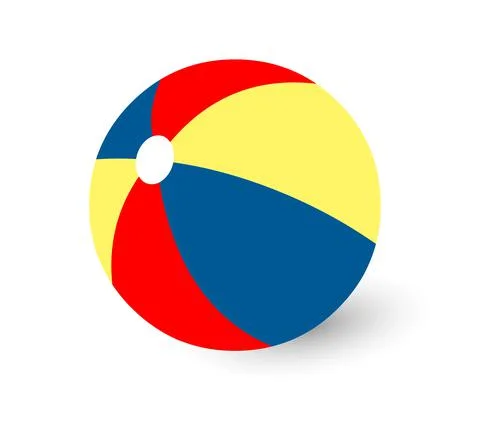 Beach ball vector illustration Stock Illustration