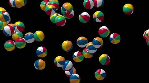 Beach balls Stock Footage 90899460
