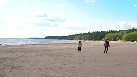 The beach of the Baltic Sea Stock Footage 156749233