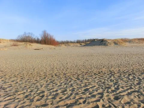 Beach at the Baltic Sea Stock Photos