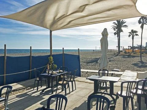 Beach bar Stock Photos