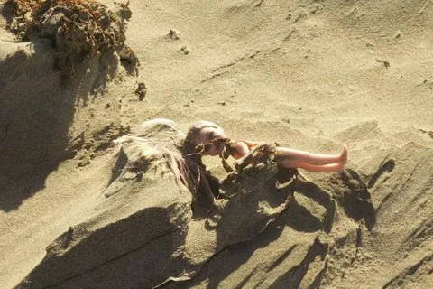 Beach on the Barbie Foto stock