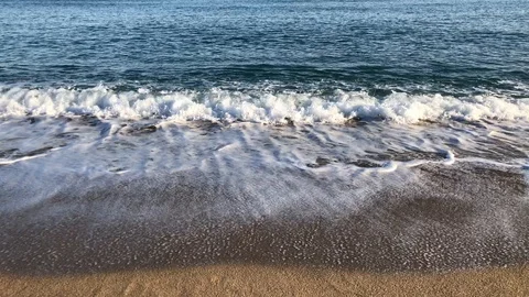 Beach in Barcelona, Spain Video stock 98865345