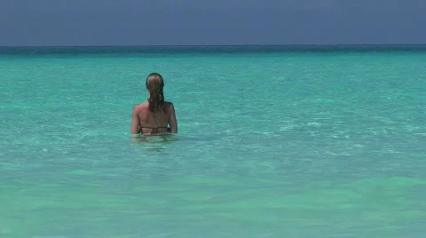 Beach Beauty Stock Footage 473916