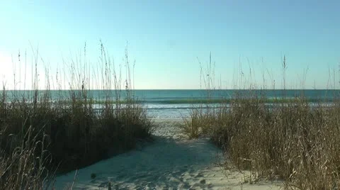 Beach beckons Stock Footage 11092645