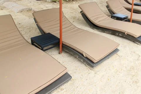 Beach bed Stock Photos