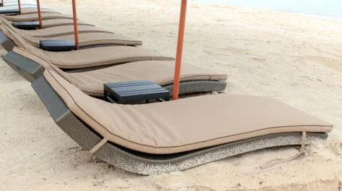 Beach bed Stock Photos
