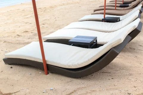 Beach bed Stock Photos