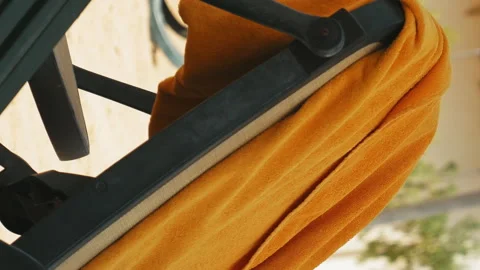 Beach bed with towel lying on it Stock Footage 91161161