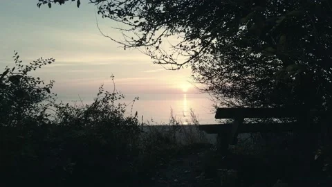 Beach bench Stock-Footage 164058932