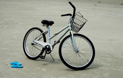 Beach bicycle Stock Photos
