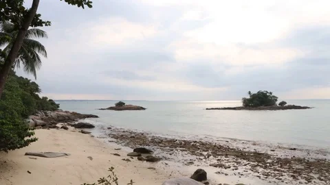 Beach of Bintan, Indonesia Timelapse Stock Footage 87222522