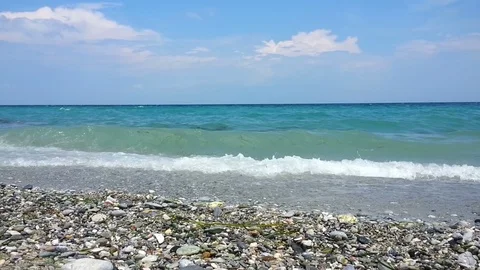 The beach, blue environment Stock-Footage 93647168