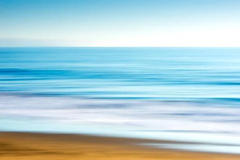 Beach Blur A Stock Photos