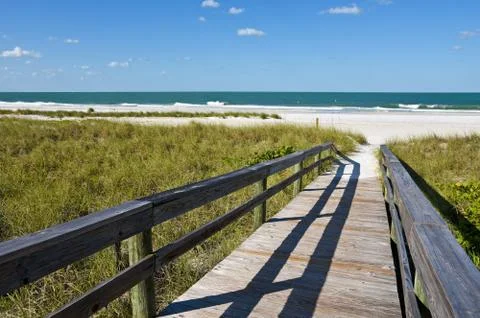 Beach Boardwalk Stock Photos