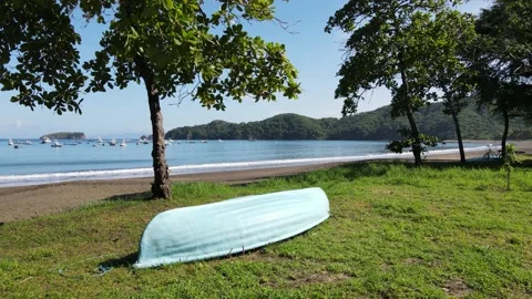 Beach boat Stock Footage 170715572