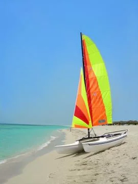 Beach boat Stock Photos