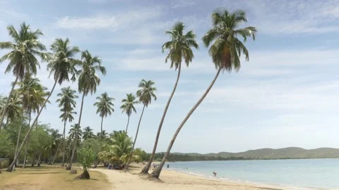 Beach in Boqueron PR 4K Stock Footage 132296283