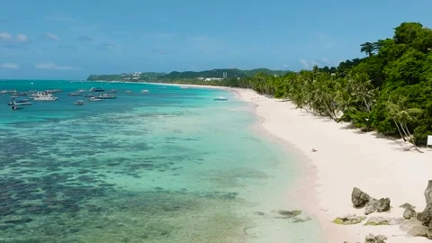 Beach in Boracay, Philippines. Stock Footage 278578332