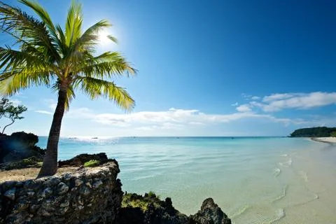 Beach in Boracay Stock Photos