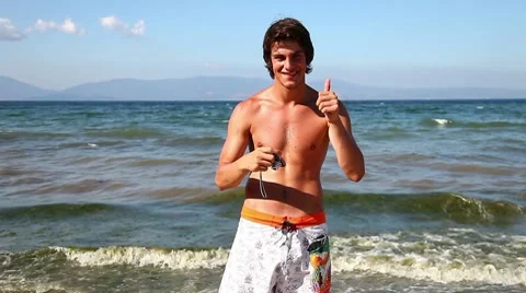 The Beach Boy Stock Footage 10582374