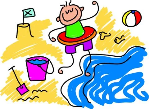 Beach Boy Stock-Illustration