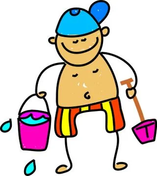 Beach Boy Stock-Illustration