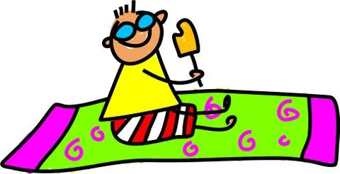 Beach Boy Stock-Illustration