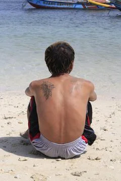 Beach Boy Foto stock