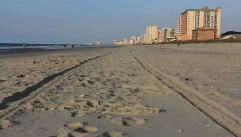 Beach buildings Stock Footage 11145829