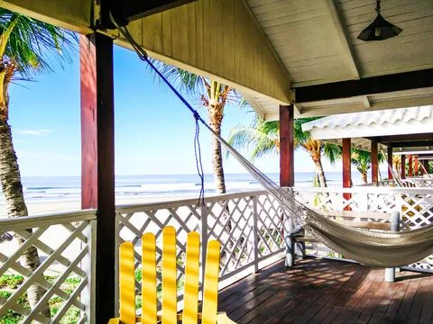 Beach Cabana Foto stock