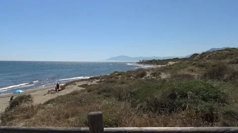 Beach on Cabopino Video stock 156751438