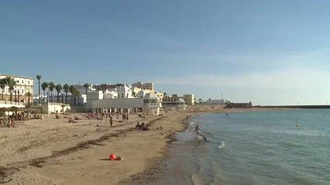 Beach in Cadiz 動画素材 148574246