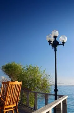 Beach cafe Stock Photos