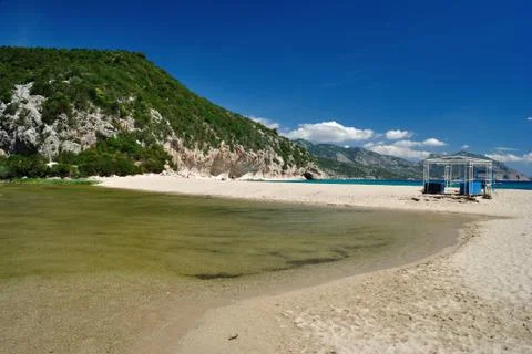 Beach of Cala Luna Stock Photos