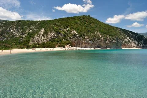 Beach of Cala Luna Foto stock
