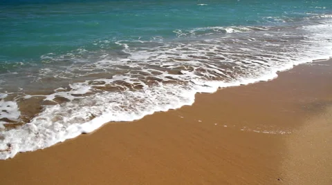 Beach of calm waves Stock Footage 51990226