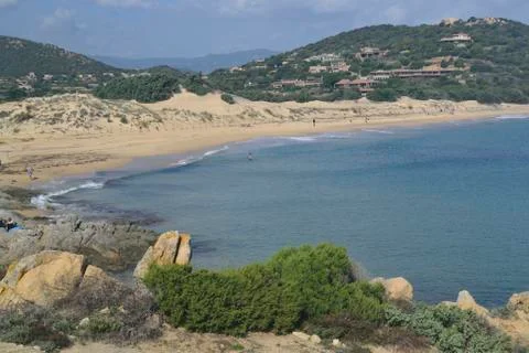 Beach Campana of Chia Stock Photos