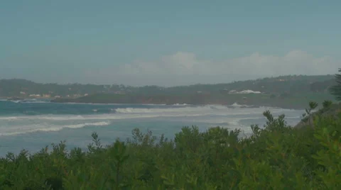 The beach at Carmel-By-The-Sea Stock Footage 65052535