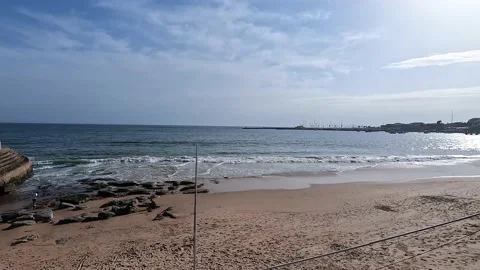 Beach in Cascais Video stock 233198850