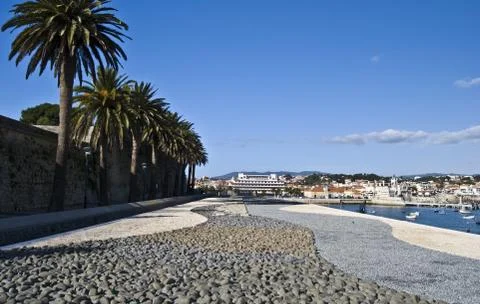 Beach in Cascais Stock Photos