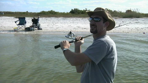 Beach Cast Reverse Stock Footage 303259