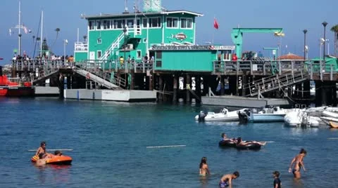 Beach at Catalina Island Stock Footage 11852901